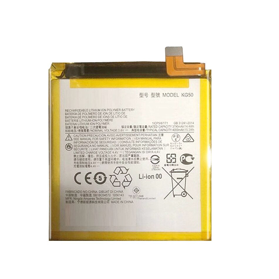 Batterie de remplacement pour Motorola Moto One Hyper, KG50 Batterie de remplacement pour Motorola Moto One Hyper, KG50
